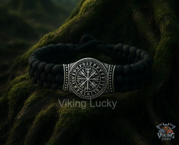 Vegvisir Rune Viking Paracord Bracelet