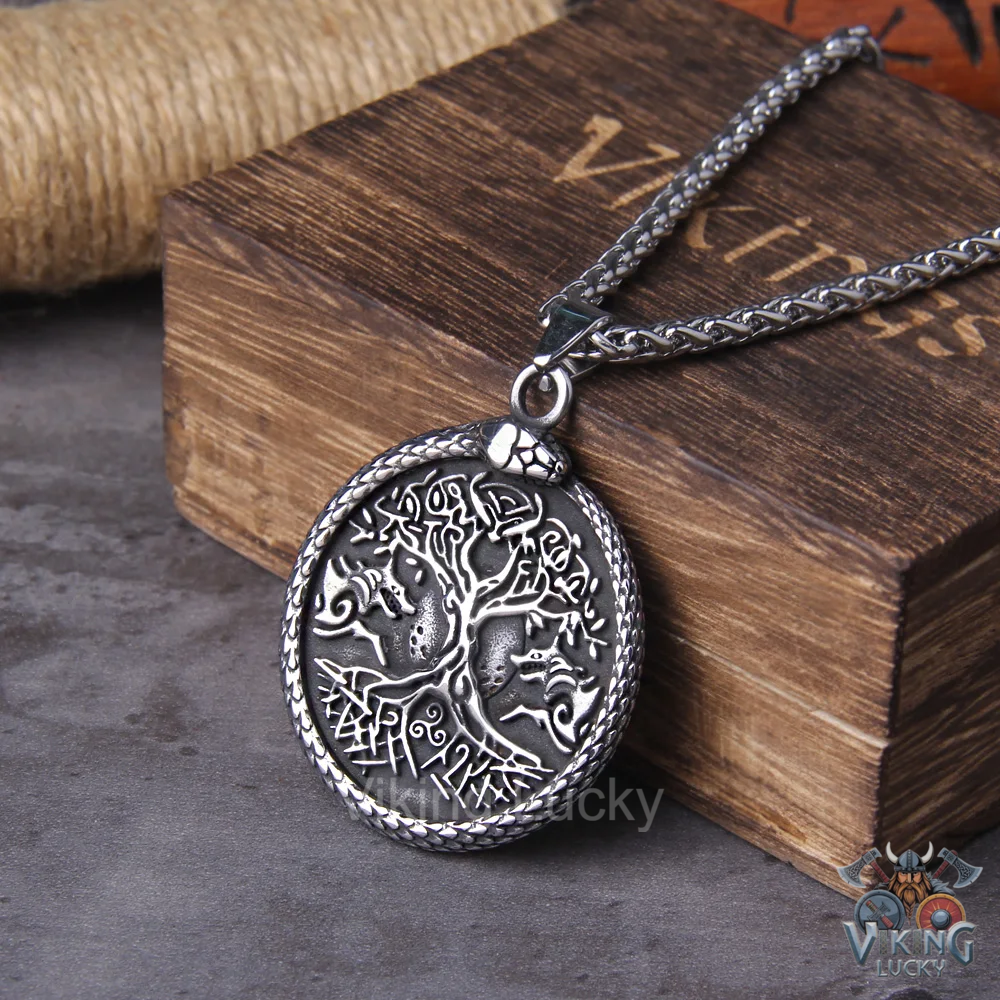 Yggdrasil Tree of Life Viking Pendant Viking Lucky